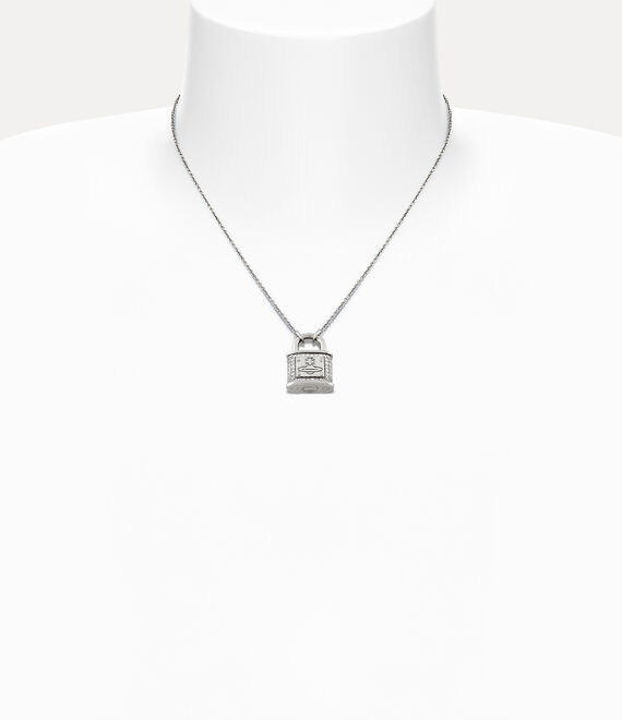 Vivienne Westwood Fitzrovia Pendant in PLATINUM/WHITE CZ